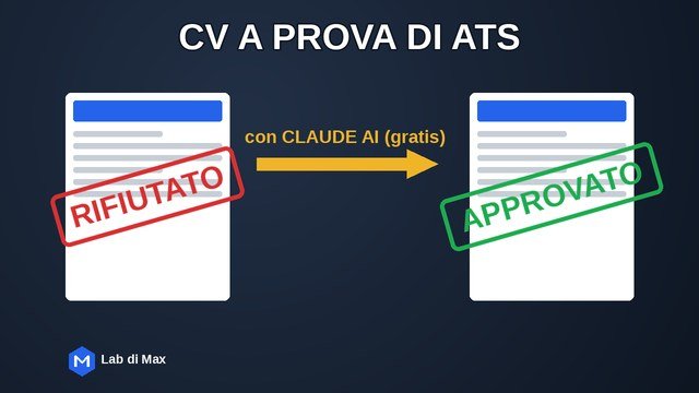 Thumbnail: ottimizza il tuo CV per gli ATS con Claude AI